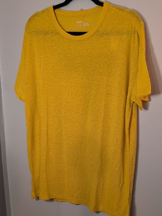 aerie Other - aerie Yellow Men's Short Sleeve Crew Tee